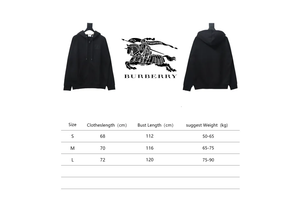 Burberry Zip Up Hoodie With Check Hood Black Archive Beige
