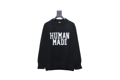 Human Made Bear Raglan Knit Sweater Black 02