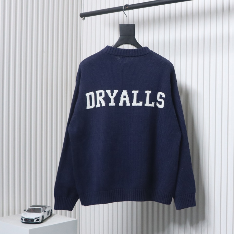 Human Made Dachs Knit Sweater Navy
