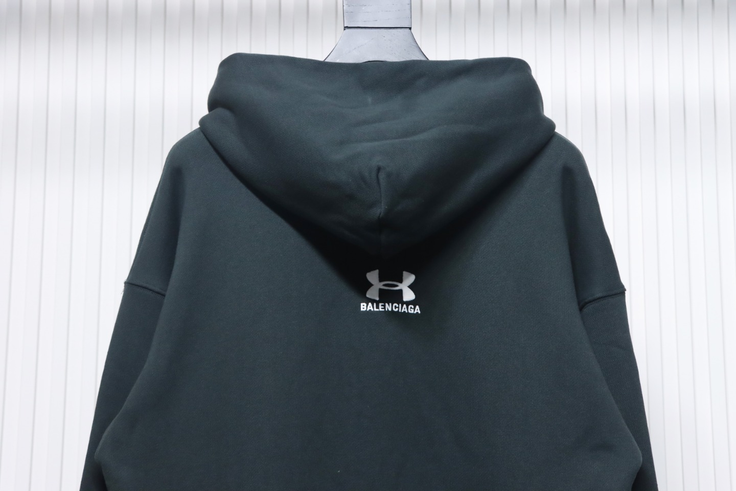 Balenciaga x Under Armour Zip Up Hoodie Black/White