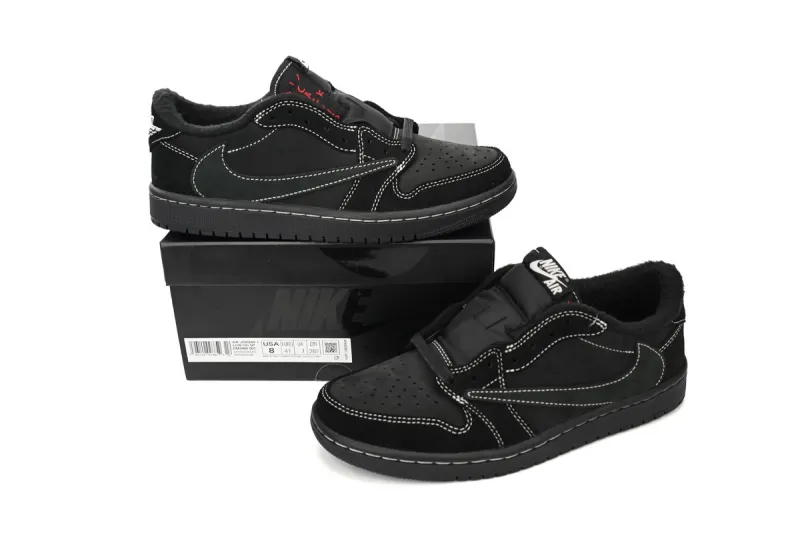 Jordan 1 Retro Low OG SP Travis Scott Black Phantom Reps Sneakers DM7866-001