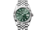 RSNOW Rolex Datejust 36 Oyster-36 mm-Oystersteel and White Gold Reference 126234 m126234-0051