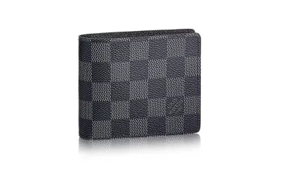 VIP Points: Louis Vuitton LV Wallet Slender Damier Graphite Black/Brown Value: $112 01