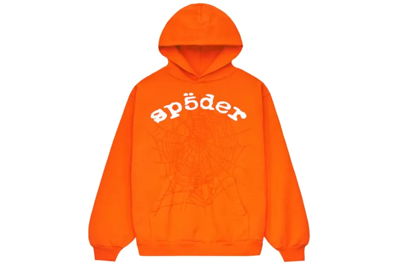 Sp5der Legacy Hoodie Orange