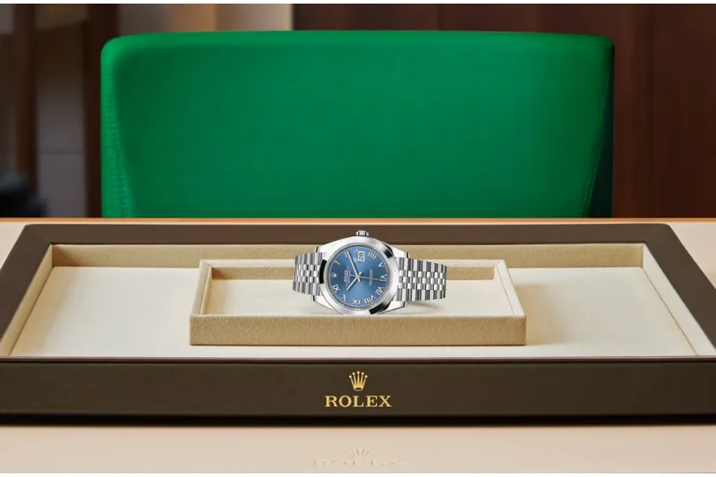 RSNOW Rolex Datejust 41 Oyster-41 mm-Oystersteel and Oystersteel Reference 126300 m126300-0018