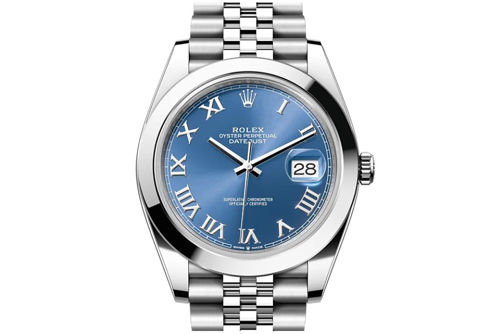 RSNOW Rolex Datejust 41 Oyster-41 mm-Oystersteel and Oystersteel Reference 126300 m126300-0018
