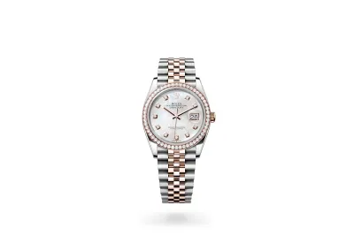 RSNOW Rolex Datejust 36 Oyster-36 mm-Oystersteel and Everose Gold and Diamonds Reference 126281RBR m126281RBR-0009 02