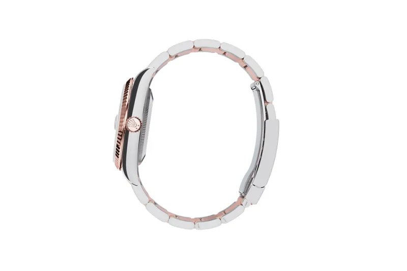 RSNOW Rolex Datejust 36 Oyster-36 mm-Oystersteel and Everose Gold Reference 126231 m126231-0044