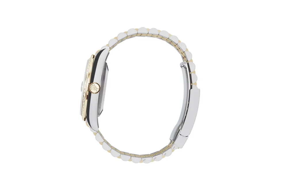 RSNOW Rolex Datejust 36 Oyster-36 mm-Oystersteel and Yellow Gold and Diamonds Reference 126283RBR m126283RBR-0017