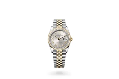 RSNOW Rolex Datejust 36 Oyster-36 mm-Oystersteel and Yellow Gold and Diamonds Reference 126283RBR m126283RBR-0017 02