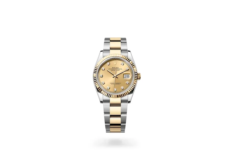 RSNOW Rolex Datejust 36 Oyster-36 mm-Oystersteel and Yellow Gold Reference 126233 m126233-0018