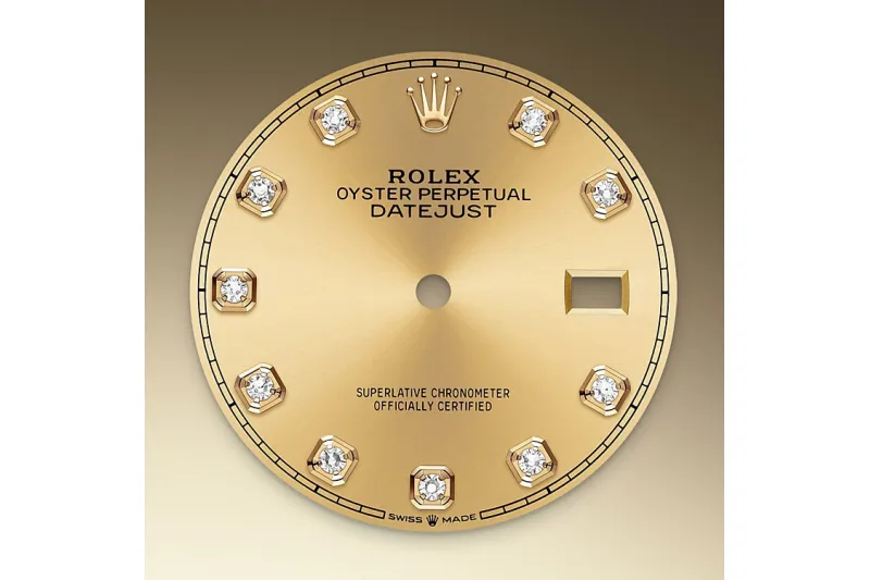 RSNOW Rolex Datejust 36 Oyster-36 mm-Oystersteel and Yellow Gold Reference 126233 m126233-0018