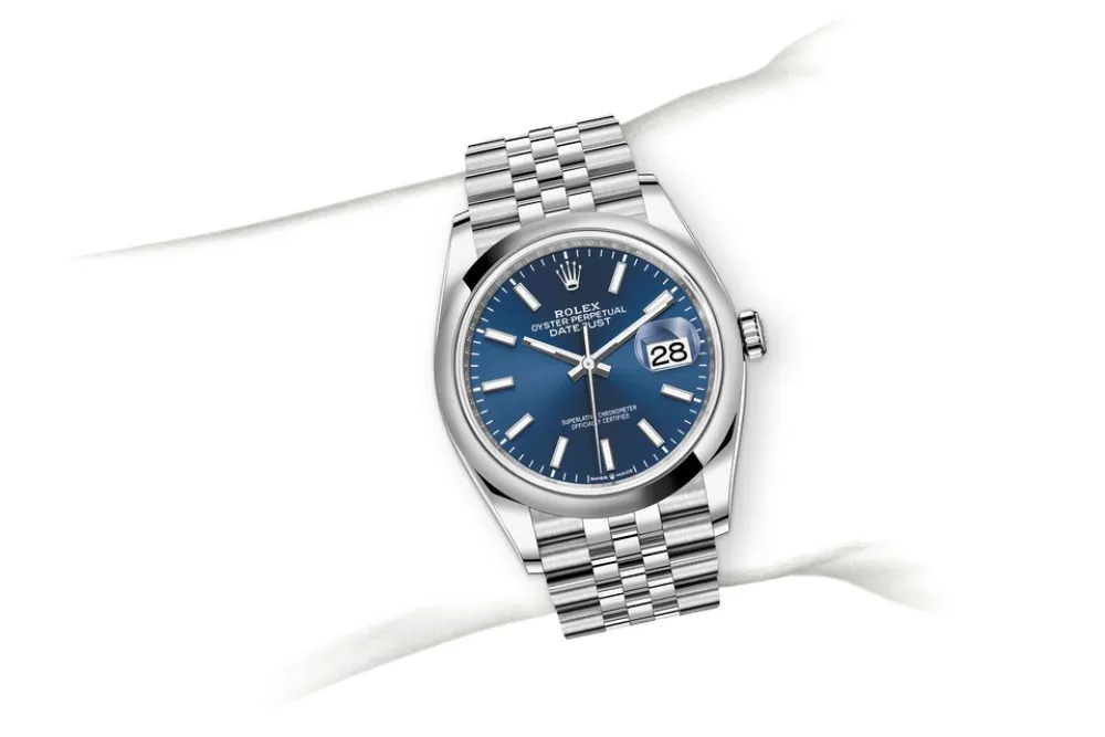 RSNOW Rolex Datejust 36 Oystersteel Jubilee Bracelet Reference 126200 m126200-0005