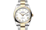 RSNOW Rolex Datejust 36 Steel & Yellow Gold White Roman Dial Reference 126203 m126203-0030