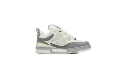 Rsnow Louis Vuitton LV Skate Sneaker White Grey 1ACQP4 02