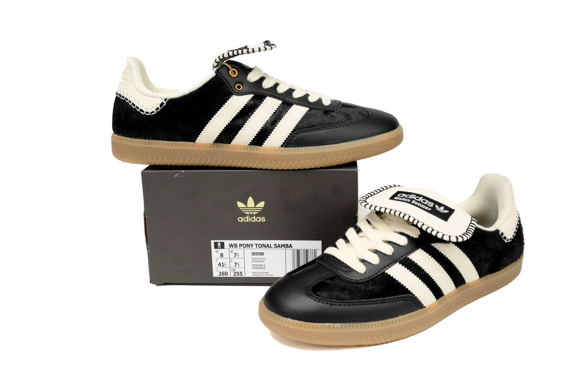 adidas Samba Pony Tonal Wales Bonner Core Black Reps Sneaker IE0580