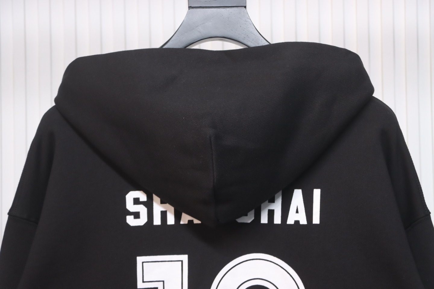 Balenciaga Miami Exclusive Soccer Zip Up Hoodie Black