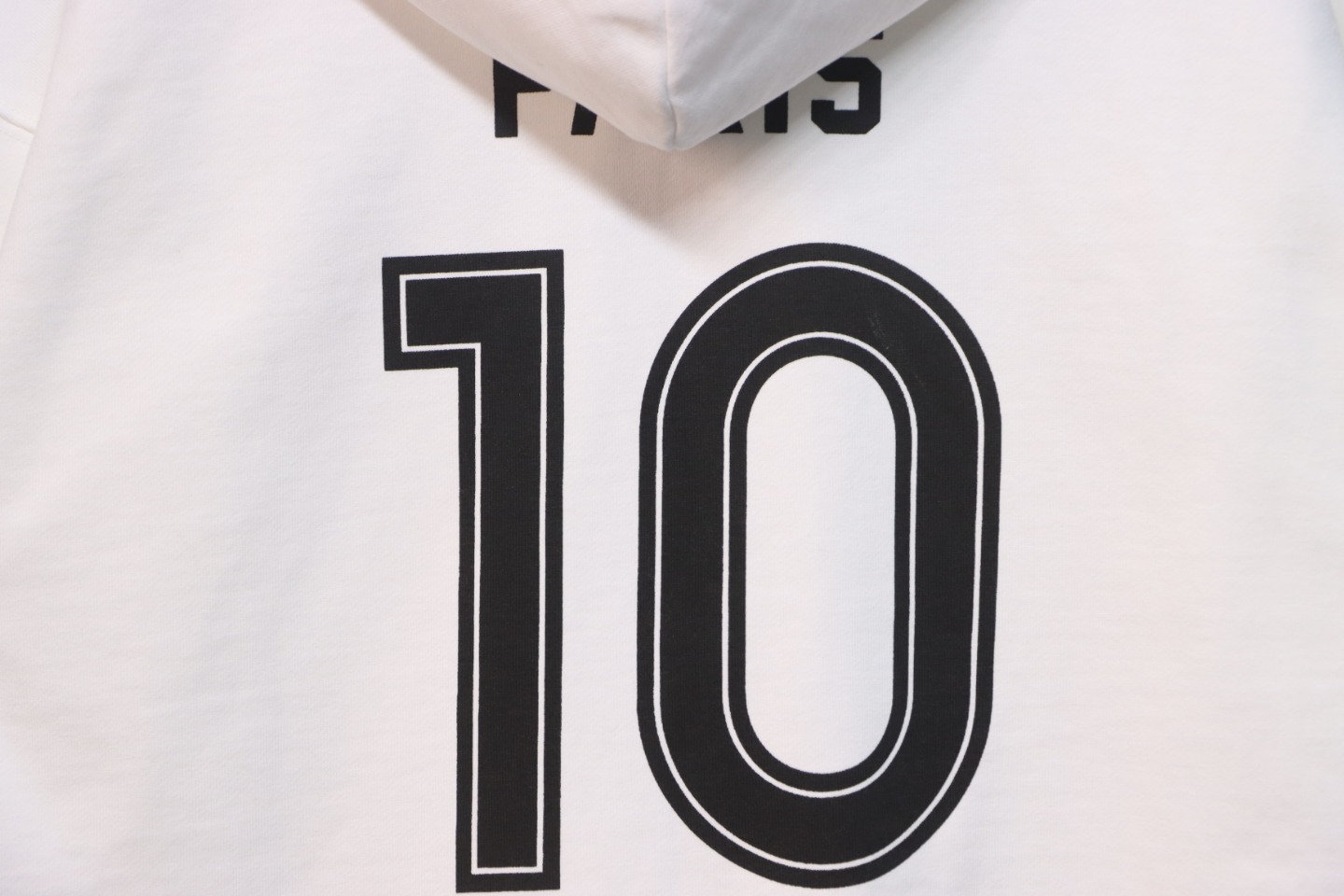 Balenciaga Miami Exclusive Soccer Zip Up Hoodie White