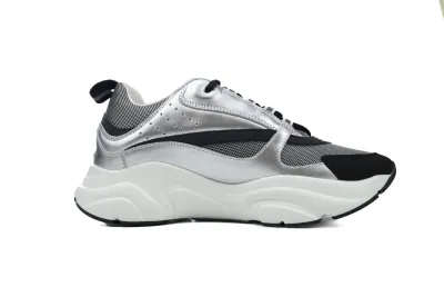 Dior B22 Silver Black Reps Sneakers 3SN231YIY_H169 02