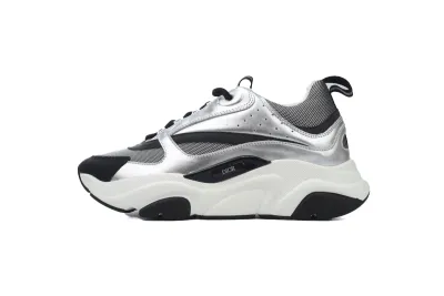 Dior B22 Silver Black Reps Sneakers 3SN231YIY_H169 01