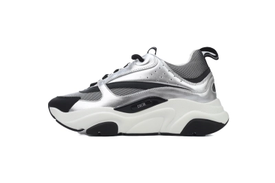Dior B22 Silver Black Reps Sneakers 3SN231YIY_H169 01