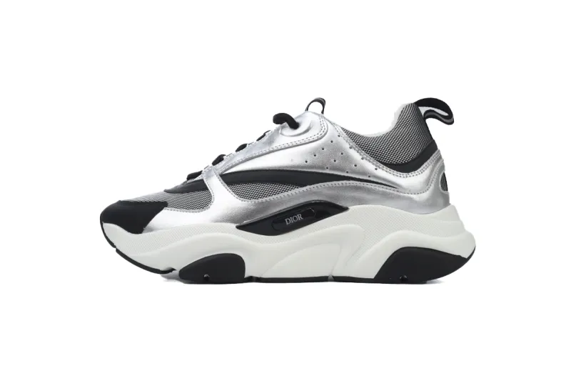 Dior B22 Silver Black Reps Sneakers 3SN231YIY_H169