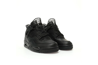 Jordan 4 Retro Net Black (Women's) Reps Sneaker FN7251-001 01
