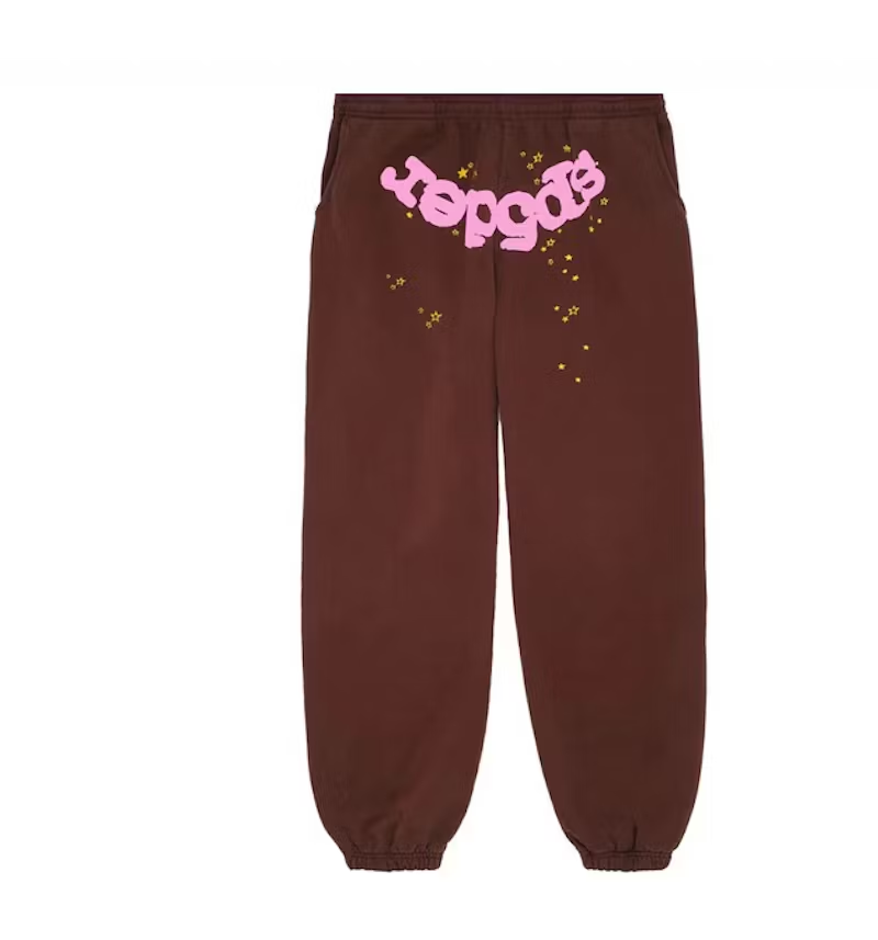 Sp5der Classic Sweatpant Brown
