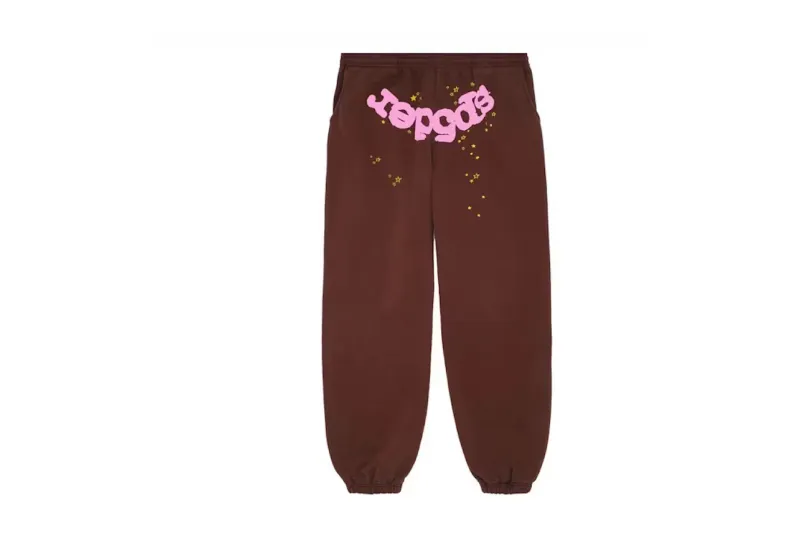 Sp5der Classic Sweatpant Brown