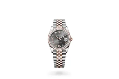 RSNOW Rolex Datejust 36 Oyster-36 mm-Oystersteel and Everose gold and Diamonds Reference 126281RBR m126281RBR-0011 02