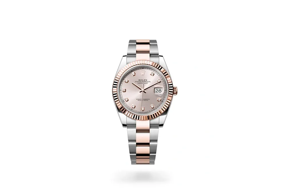 RSNOW Rolex Datejust 41 Oyster-41 mm-Oystersteel and Everose gold Reference 126331 m126331-0007