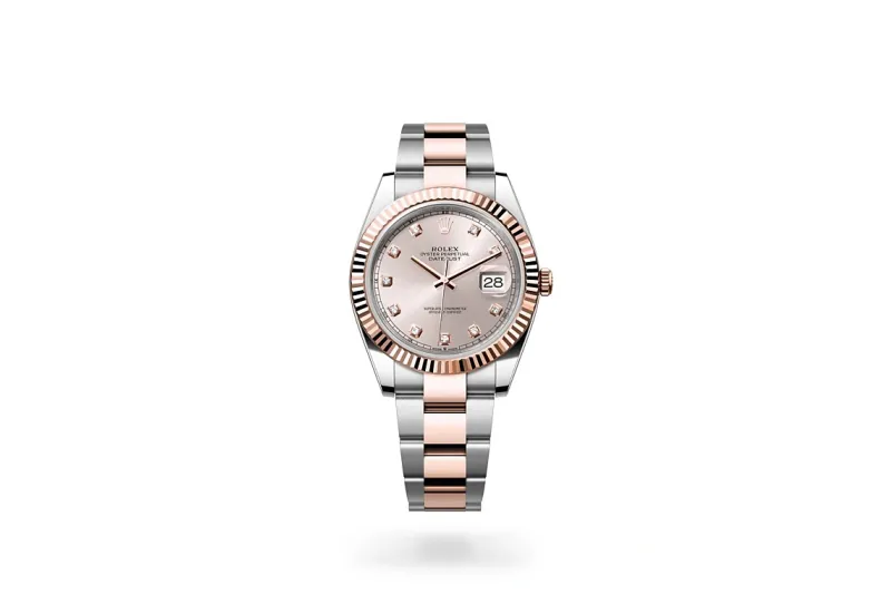 RSNOW Rolex Datejust 41 Oyster-41 mm-Oystersteel and Everose gold Reference 126331 m126331-0007