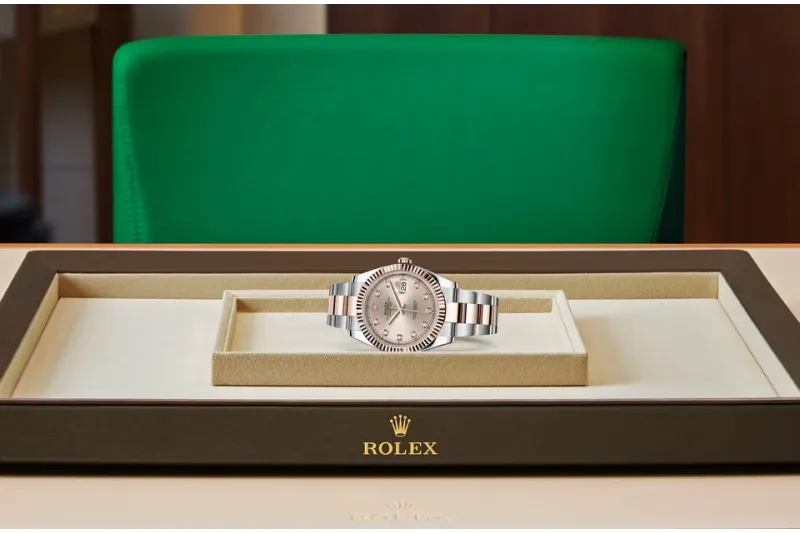 RSNOW Rolex Datejust 41 Oyster-41 mm-Oystersteel and Everose gold Reference 126331 m126331-0007