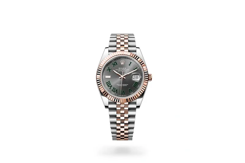 RSNOW Rolex Datejust 41 Oyster-41 mm-Oystersteel and Everose gold Reference 126331 m126331-0016