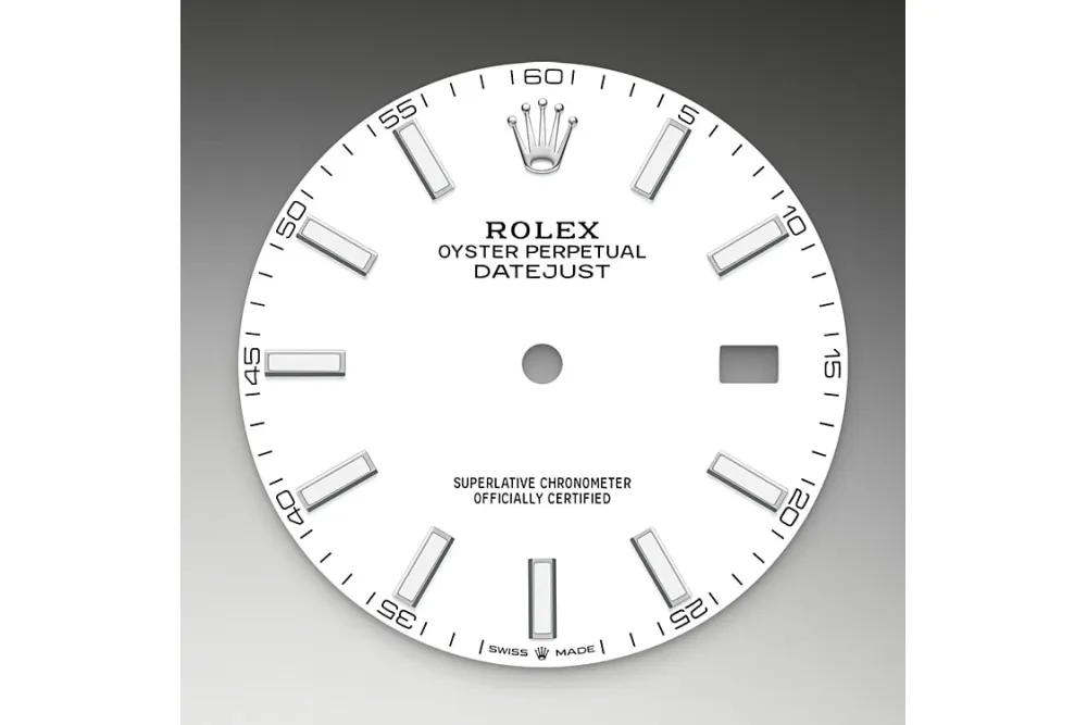 RSNOW Rolex Datejust 41 Oyster-41 mm-Oystersteel and Oystersteel Reference 126300 m126300-0005