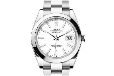 RSNOW Rolex Datejust 41 Oyster-41 mm-Oystersteel and Oystersteel Reference 126300 m126300-0005 01