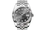 RSNOW Rolex Datejust 41 Oyster-41 mm-Oystersteel and White Gold Reference 126334 m126334-0006