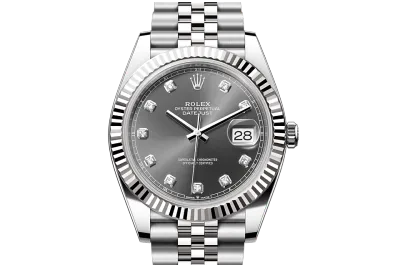 RSNOW Rolex Datejust 41 Oyster-41 mm-Oystersteel and White Gold Reference 126334 m126334-0006 01