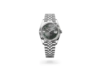 RSNOW Rolex Datejust 41 Oyster-41 mm-Oystersteel and White Gold Reference 126334 m126334-0022 02
