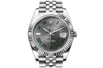 RSNOW Rolex Datejust 41 Oyster-41 mm-Oystersteel and White Gold Reference 126334 m126334-0022