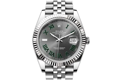 RSNOW Rolex Datejust 41 Oyster-41 mm-Oystersteel and White Gold Reference 126334 m126334-0022 01
