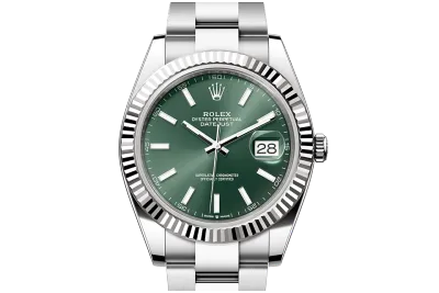 RSNOW Rolex Datejust 41 Oyster-41 mm-Oystersteel and White Gold Reference 126334 m126334-0027 01