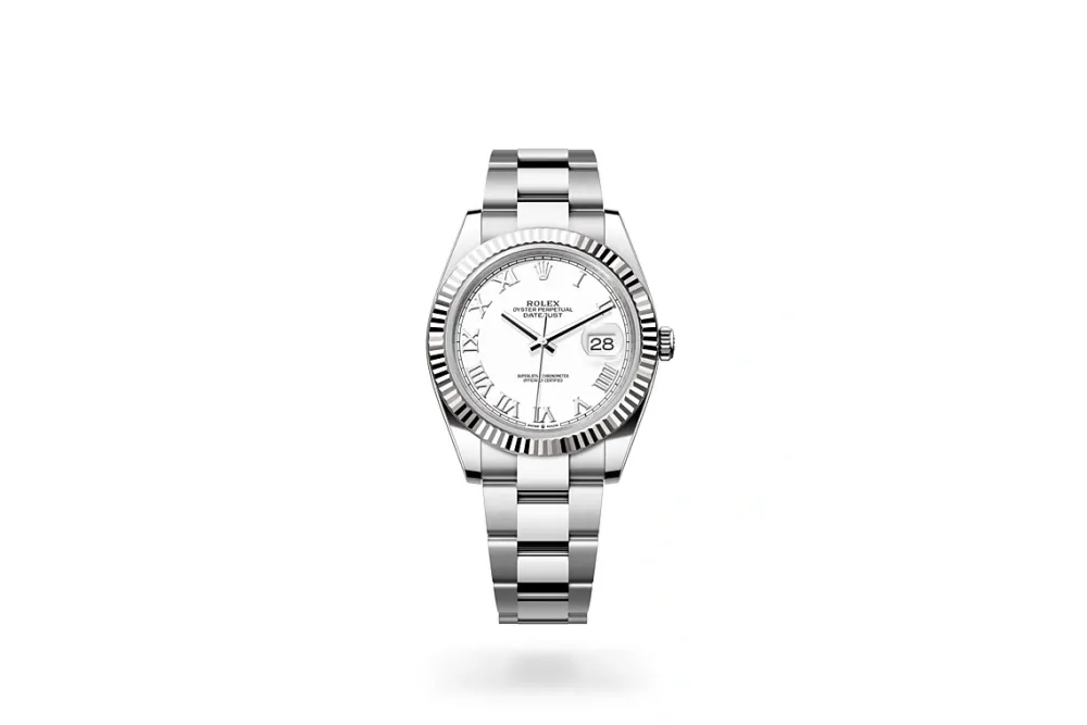 RSNOW Rolex Datejust 41 Oyster-41 mm-Oystersteel and White Gold Reference 278240 m126334-0023