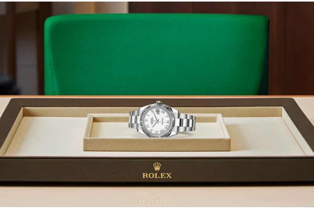RSNOW Rolex Datejust 41 Oyster-41 mm-Oystersteel and White Gold Reference 278240 m126334-0023