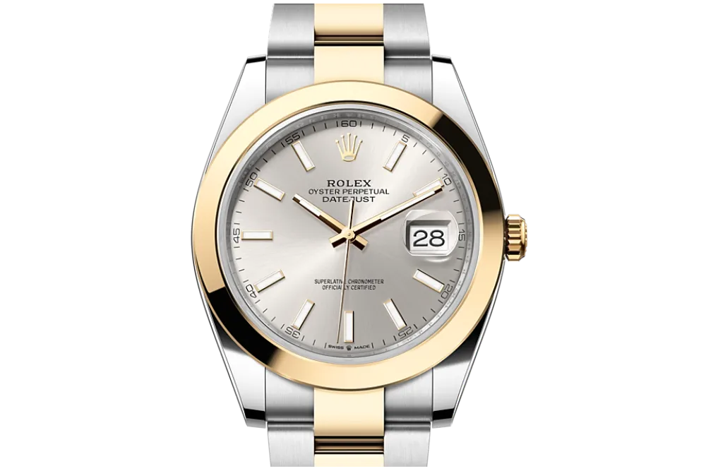 RSNOW Rolex Datejust 41 Oyster-41 mm-Oystersteel and Yellow Gold Reference 126303 m126303-0001