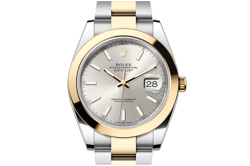 RSNOW Rolex Datejust 41 Oyster-41 mm-Oystersteel and Yellow Gold Reference 126303 m126303-0001