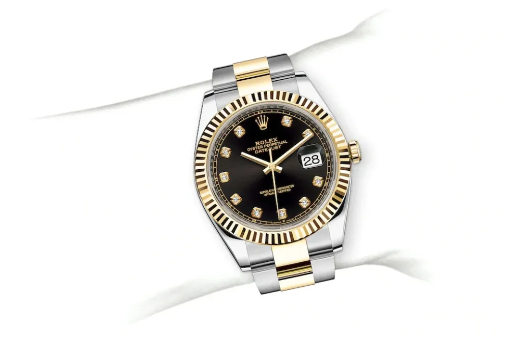 RSNOW Rolex Datejust 41 Oyster-41 mm-Oystersteel and Yellow Gold Reference 126333 m126333-0005