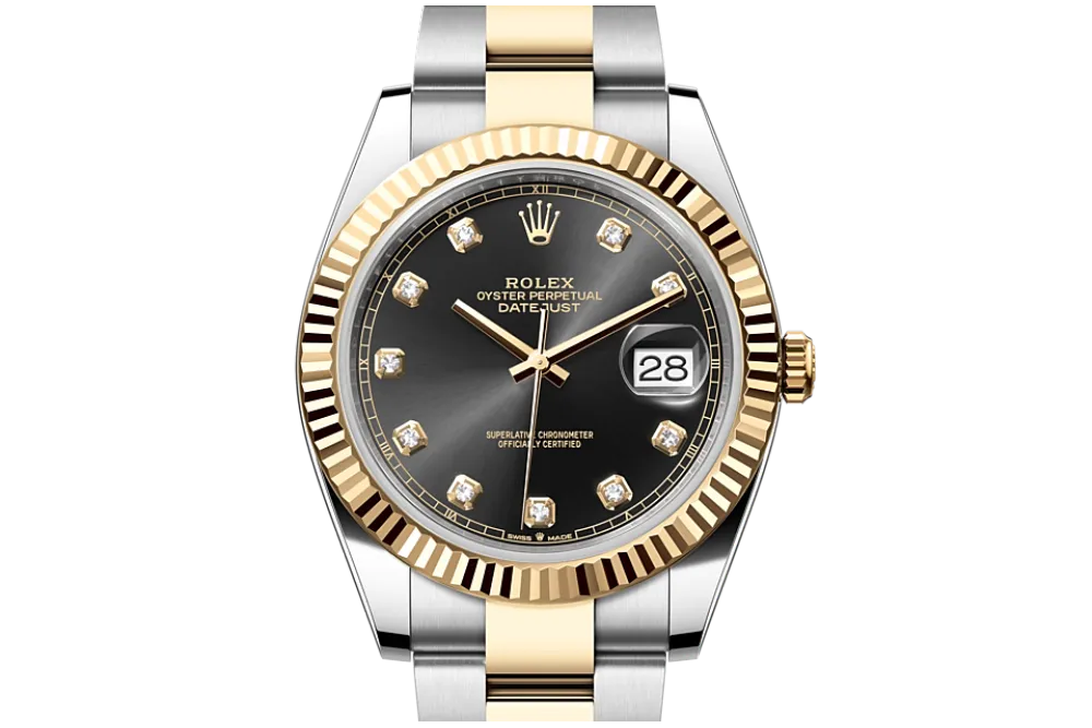 RSNOW Rolex Datejust 41 Oyster-41 mm-Oystersteel and Yellow Gold Reference 126333 m126333-0005