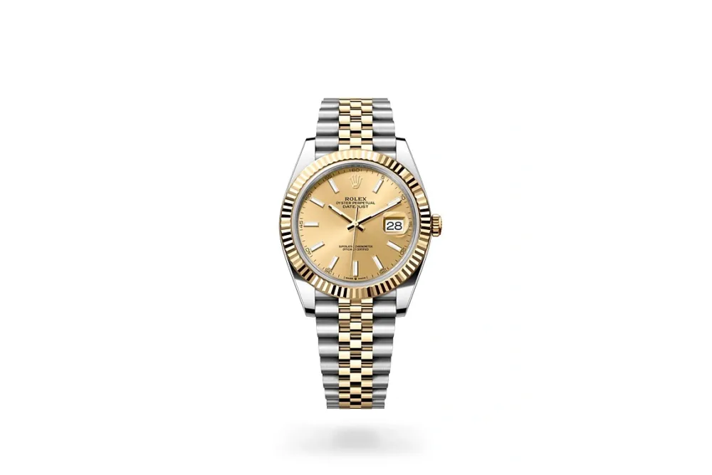 RSNOW Rolex Datejust 41 Oyster-41 mm-Oystersteel and Yellow Gold Reference 126333 m126333-0010