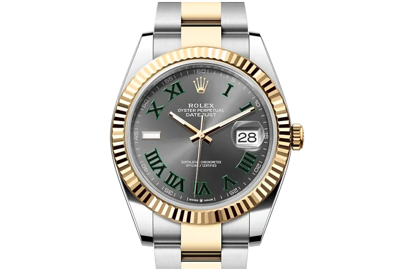 RSNOW Rolex Datejust 41 Oyster-41 mm-Oystersteel and Yellow Gold Reference 126333 m126333-0019